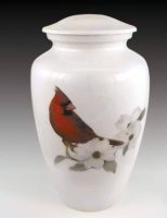 cremation urn red cardinal bird design.jpg