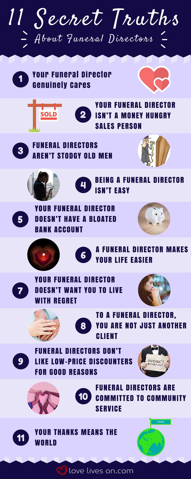 Infographic: 11 Secret Truths About Funeral Directors