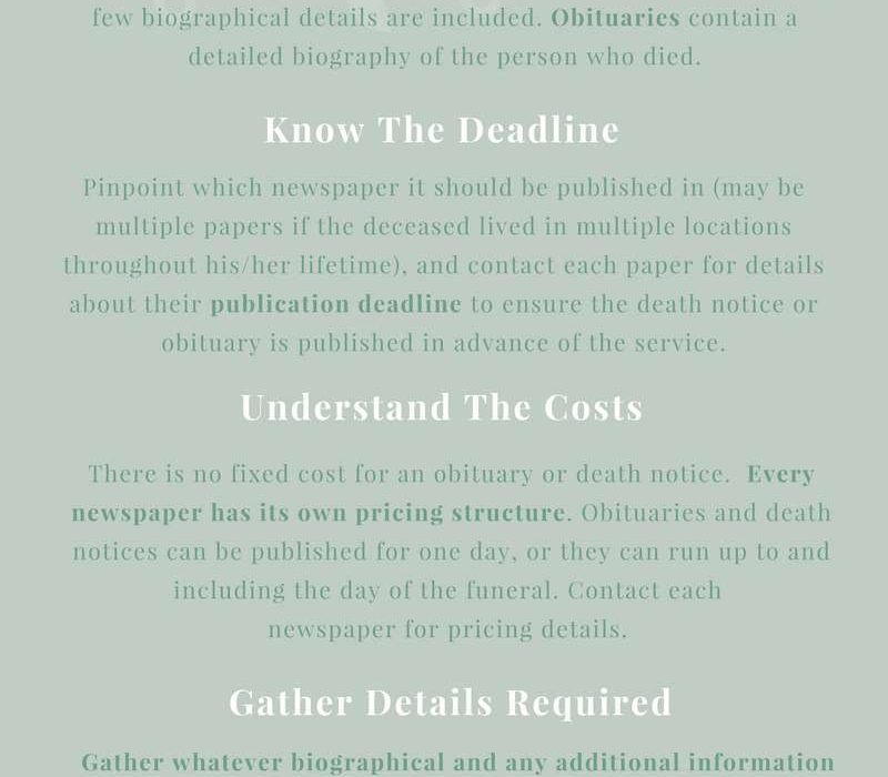 Infographic Death Notices Obituaries 800 700 Love Lives On