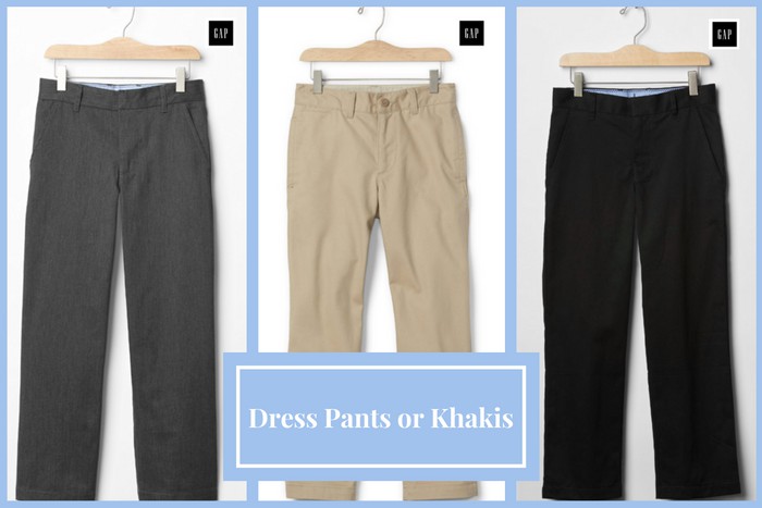 Kids Funeral Attire: Appropriate Dress Pants & Khakis