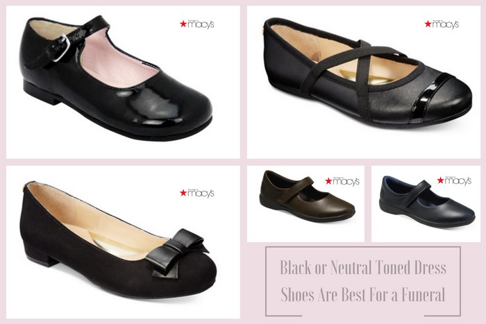 Funeral Attire for Children: Appropriate Shoes for Girls