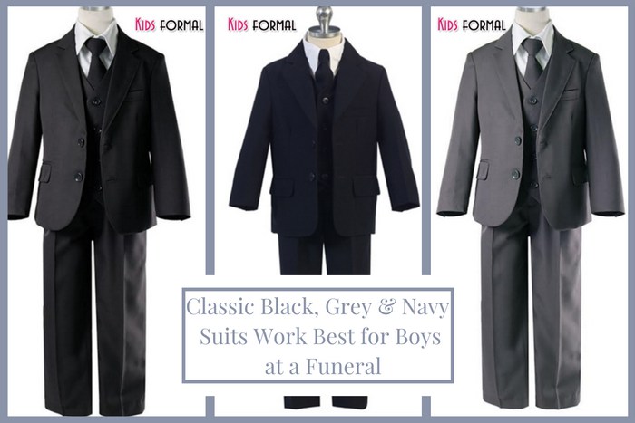 Funeral Attire for Kids: Suits for Boys