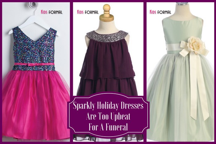 Funeral Attire for Kids: Inappropriate Dresses for Girls