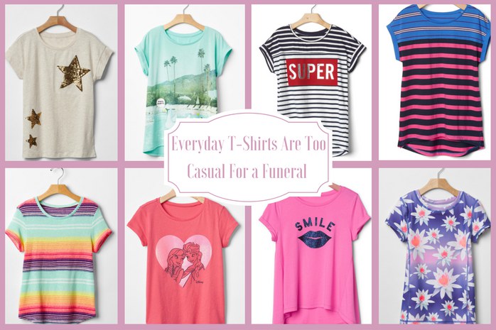 Funeral Attire for Kids: Inappropriate Shirts for Girls