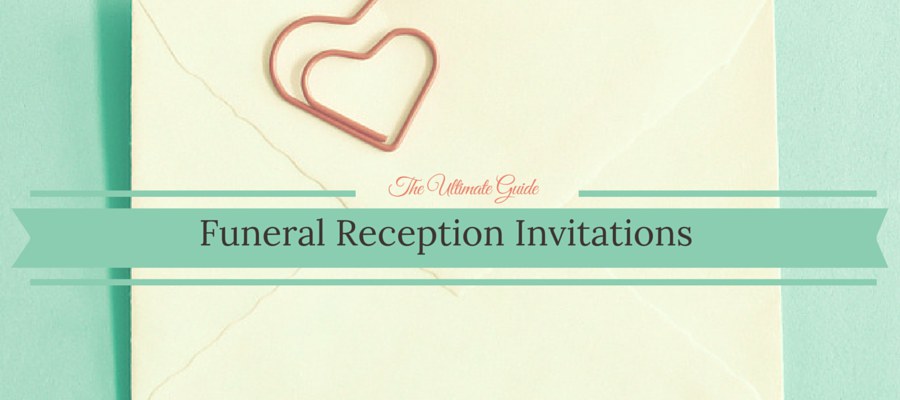 Heading: Funeral Reception Invitations
