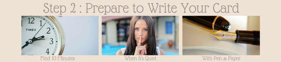 Heading for Step 2: What to Write in a Sympathy Card