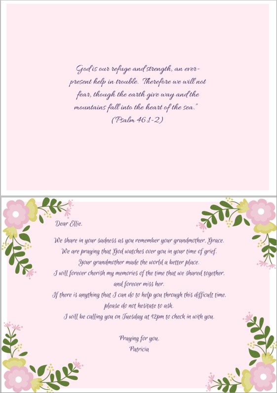 Sample Sympathy Quotes for a Grandmother