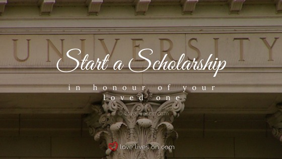 Celebration of Life Ideas: Start a Scholarship