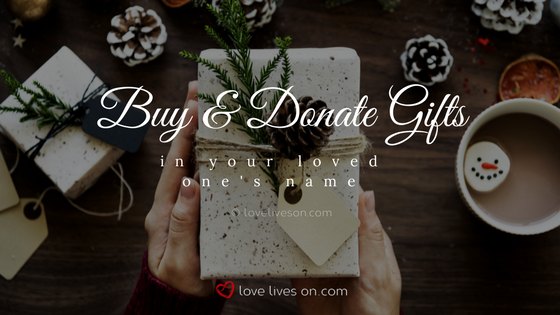 Celebration of Life Ideas: Donate Gifts