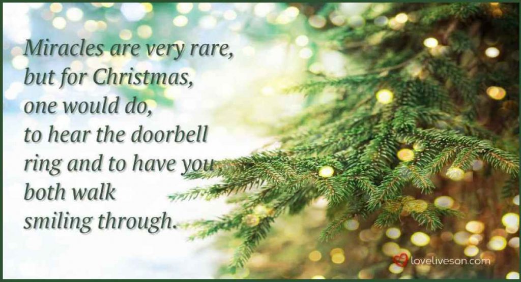 Merry Christmas to everyone who has lost someone near and dear to them