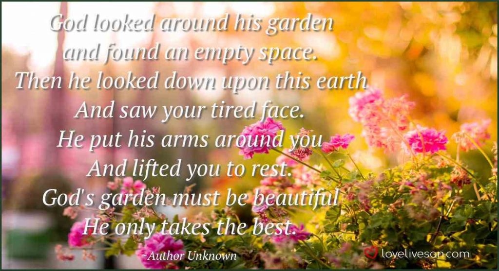 Garden Poems For Funerals - Garden Ftempo
