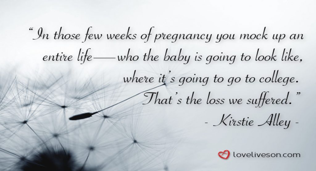 Kirstie Alley Miscarriage Quote Meme