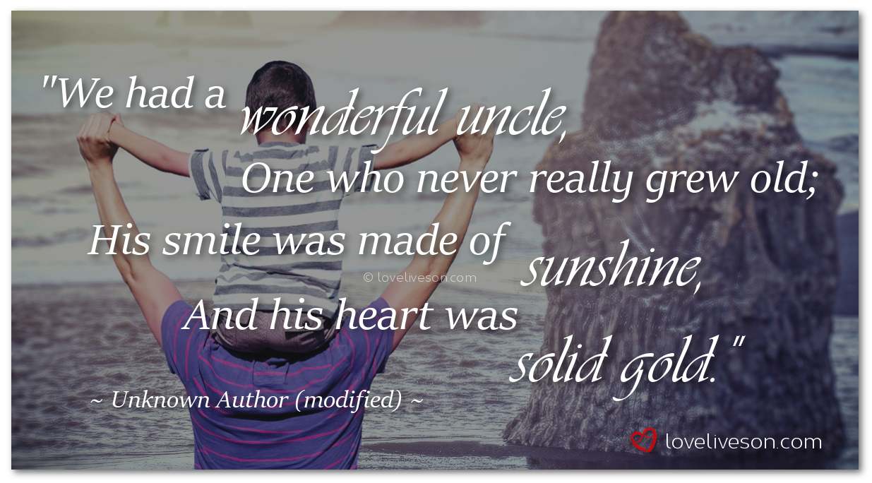 40 Funeral Poems For A Beloved Uncle Love Lives On 40 Funeral Poems For A Beloved Uncle Love Lives On