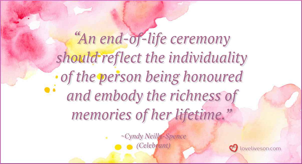 Funeral Celebrant Quote