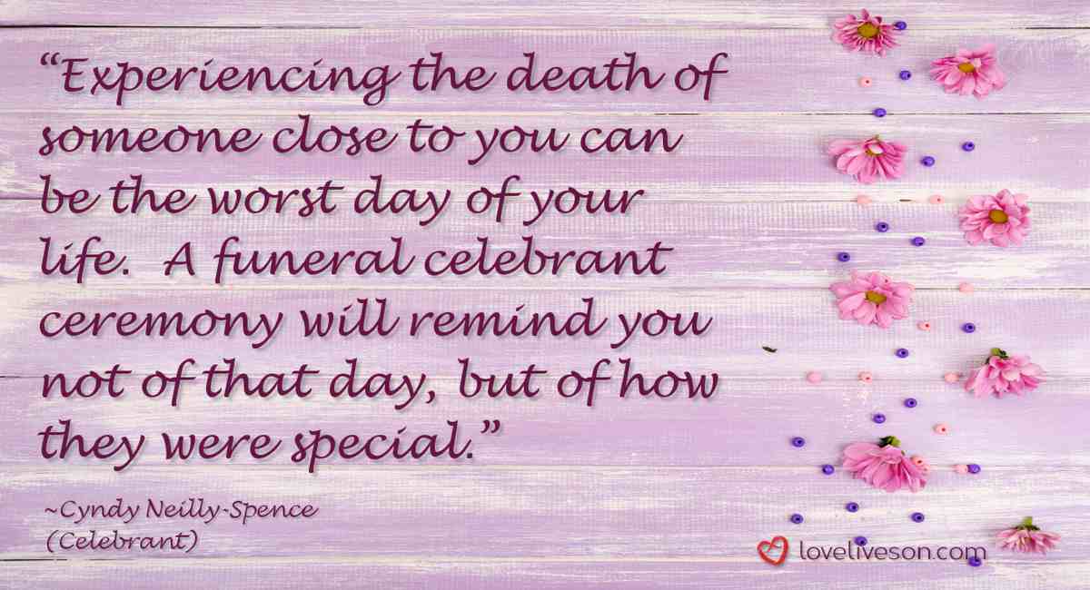Funeral Celebrant Quote