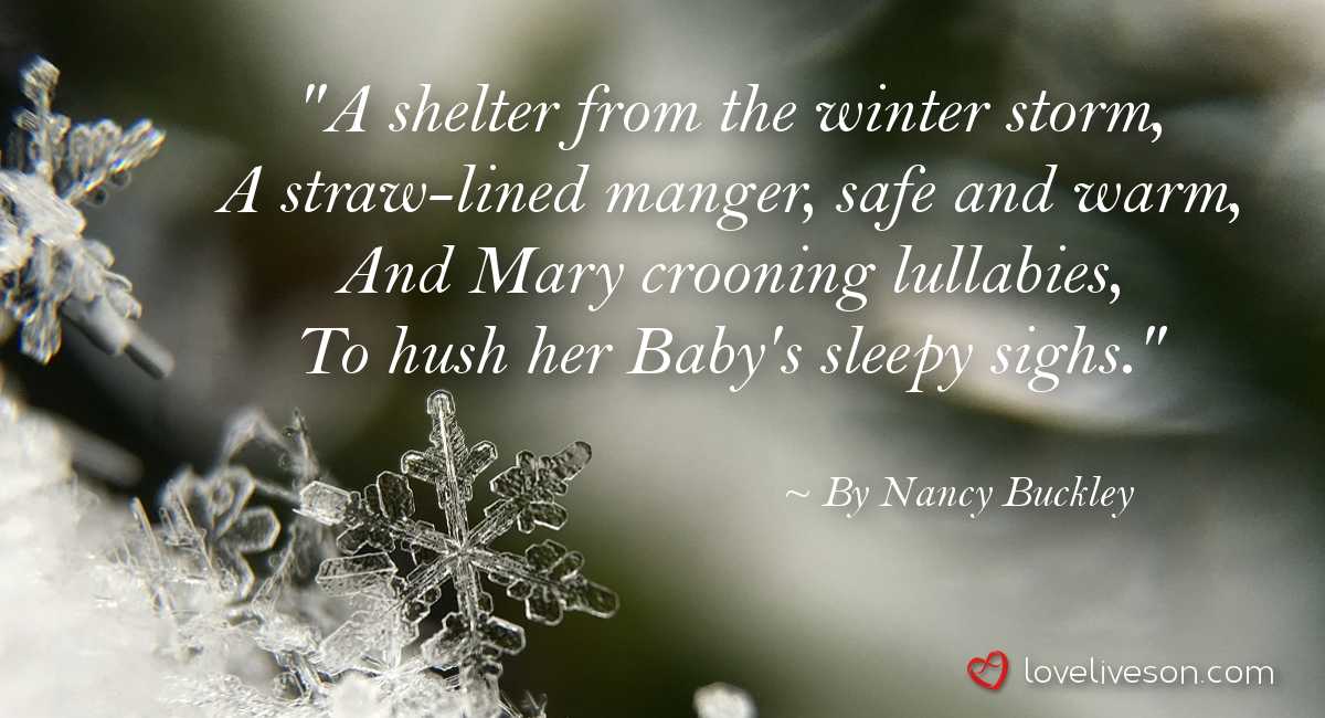 Christian Christmas Poem Wonder by Nancy Buckley