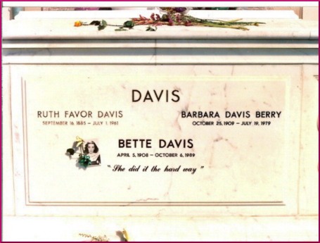 famous epitaphs: Bette Davis