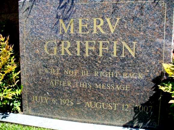 famous epitaphs: Merv Griffin