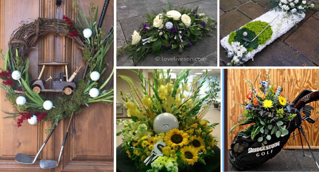 Funeral Service Ideas Golf Theme Love Lives On