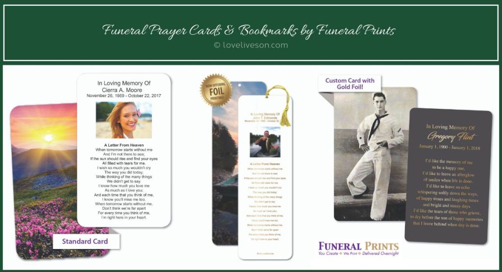 Funeral Service Ideas | Golf Theme | Love Lives On