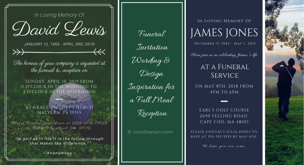 Funeral Invitations