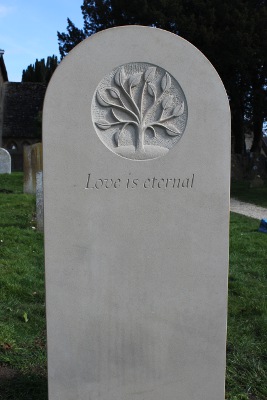 Headstone Design that's Simple, Yet Strong