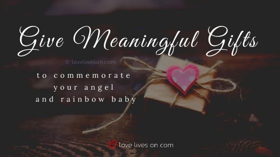 Special gifts to celebrate your rainbow baby and angel baby