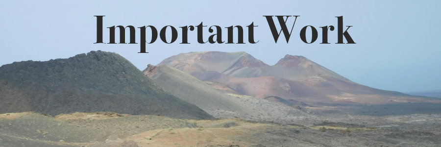 Subheading graphic with text overlay: what to do if someone dies at home - important work to be done. Background is a mountain range.